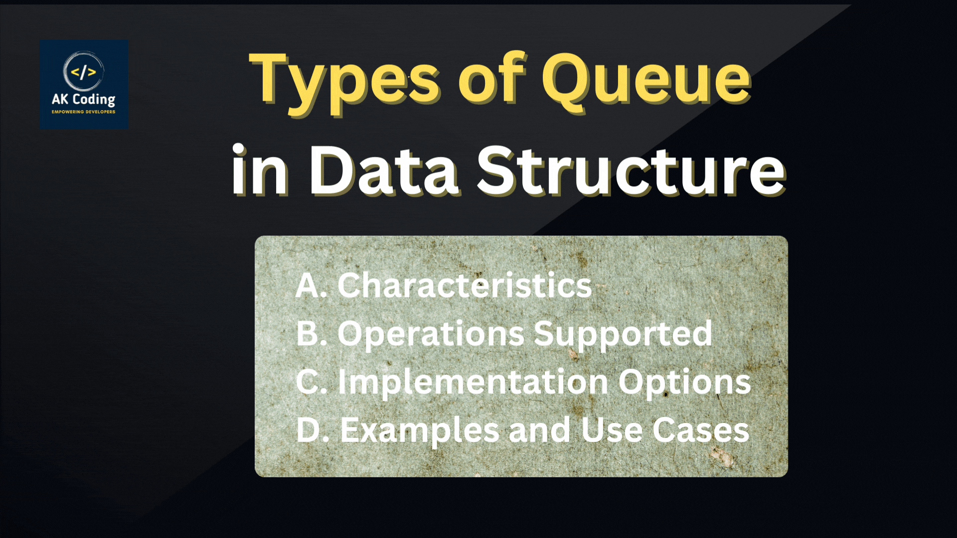 Types of queue in data structure